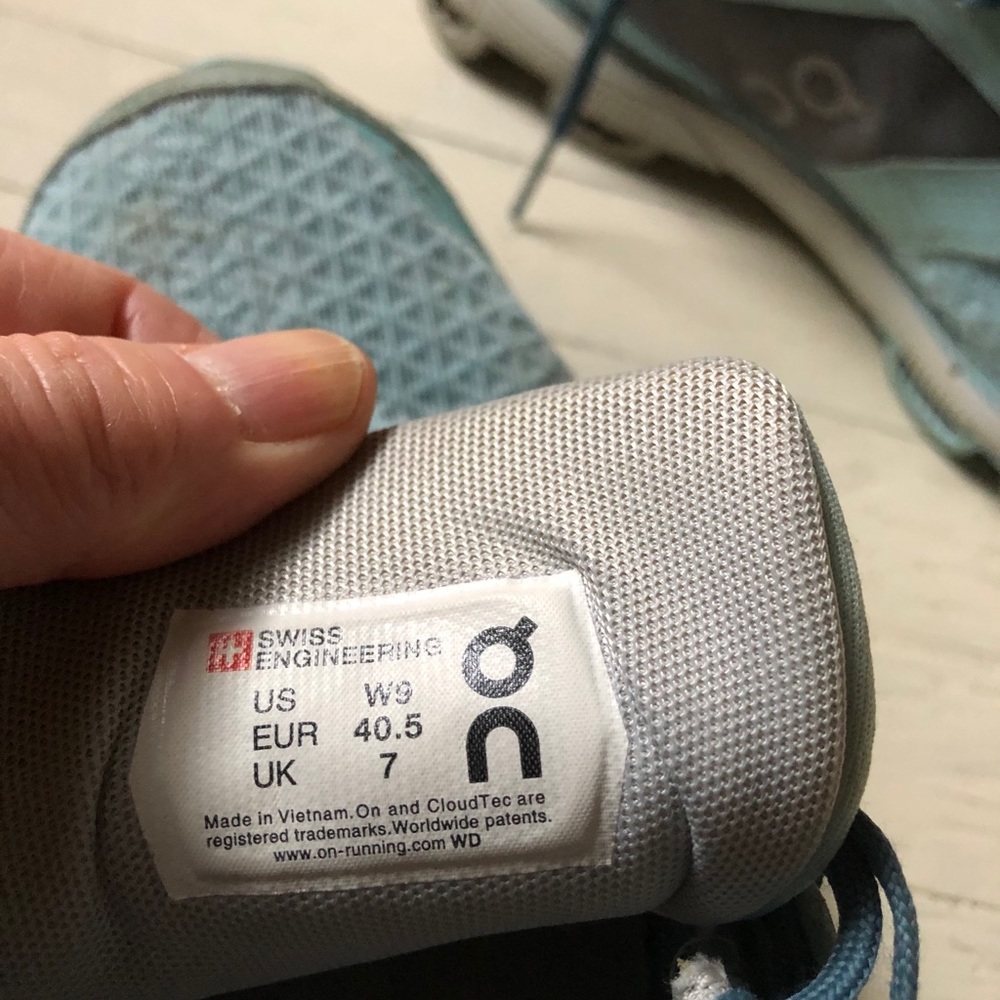 On women’s sneakers